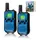 Bresser Junior Walkie Talkie 2er-Set, Funkgeräte mit hoher Reichweite bis zu 6 km, Blau