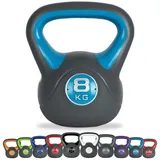 MSports® Kettlebell Kettlebell Kunststoff blau