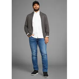 MAN'S WORLD Strickjacke Grau 5XL