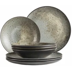 Mäser Teller Set, Steinzeug Carellia