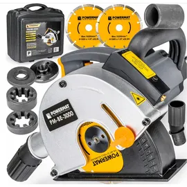 Powermat Mauernutfräse 3000 W mit Laser