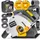 Powermat Mauernutfräse 3000 W mit Laser