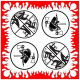 ornamensa 50 Servietten Softpoint 38x38cm Feuerwehr