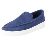 TOMS Herren TRVL LITE Loafer Flacher Slipper, Kadetblaues Wildleder, 48 EU