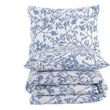 Traumschlaf Vicenza Floral Blau 135 x 200 cm + 80 x 80 cm