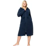 sheego Bademantel in marine | 56/58