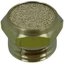 TRU Components Druckluft-Schalldämpfer TC-12770336 Außengewinde G1/2\ 15 bar Messing