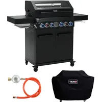 TAINO PLATINUM YAMARA DARK 4+2 Gasgrill Stahl 4 Brenner