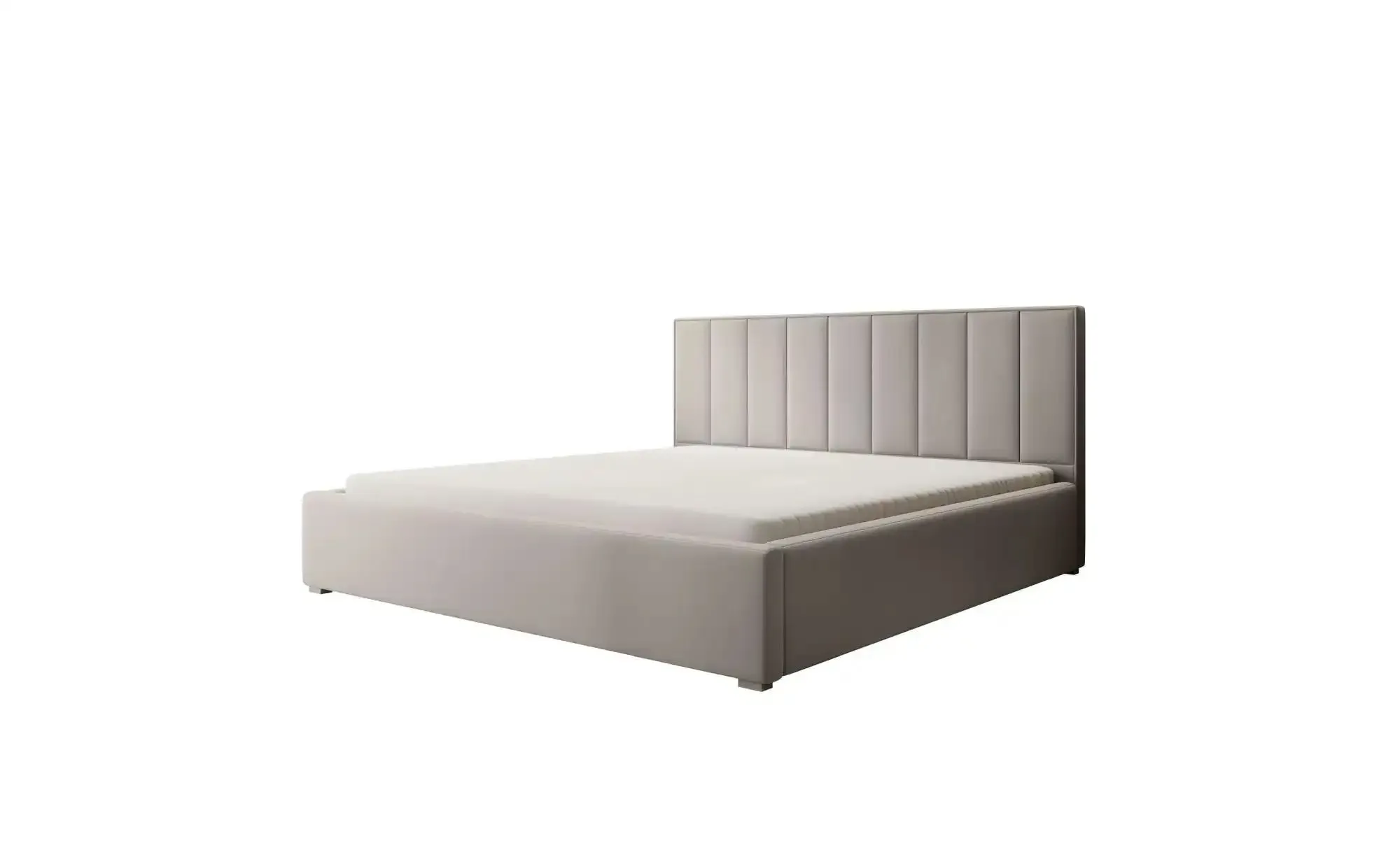 Selsey Polsterbett mit Lattenrost Rinus , grau , Maße (cm): B: 220 H: 93