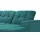 Lounge Collection Wohnlandschaft Mikrofaser 3-Sitzer Türkis/Petrol