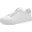 Damen Sneaker flach mit Schnürsenkeln Vegan Weiß 37 EU