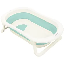 Kikkaboo Babybadewanne Fiji faltbar rutschfest Wasserablauf leicht zu reinigen grün