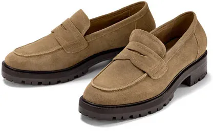 Tchibo - Veloursleder-Loafer - Braun - Gr.: 40 - braun - 40