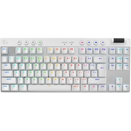 Logitech G PRO X TKL Lightspeed kabellose Gaming-Tastatur - Weiß - US INT'L - Tactile