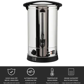 feel2home Einkochautomat 22 l Silber