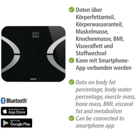 Wenko Körper-Analysewaage Schwarz