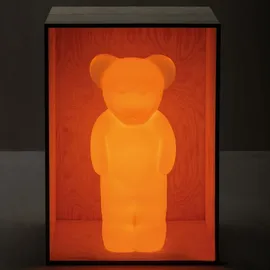authentics Lumibär Dekoleuchte LED, Leuchtfigur in Bärenform mit Fernbedienung, Polyethylen, Weiß, 523700