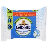 Cottonelle® Cottonelle Toilettenpapier Sauber Pflegend, feucht, Maxipack Mizellenwasser und Baumwollduft 84 Tücher