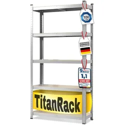 KARAT Schwerlastregal - Verzinkt - Traglast 875 kg - 200 x 90 x 30 cm