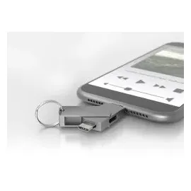 Terratec Connect C600 USB Type-C Adapter zu Micro-USB mit Micro-USB In