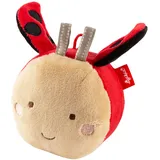 Sigikid Aktiv-Ball Marienkäfer, Plüsch 9 cm, Babyspielzeug