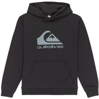 QUIKSILVER Comp Logo Hoodie Kids Fleece Pullover Schwarz 16