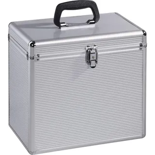 Hama 50er LP-Koffer silber