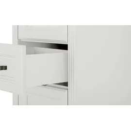 Möbel Kraft Varese Hochschrank 48 x 190 cm Weiß Holz