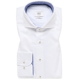 Eterna SLIM FIT Soft Luxury Shirt in off-white unifarben, off-white, 43