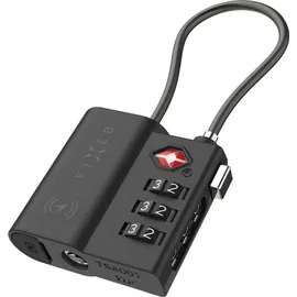 FIXED FIXTAG-LC-BK - Smart Tag Lock mit Find My, und TSA-Unterstützung schwarz