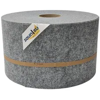 zaunzu® Sichtschutzstreifen 50 m Hellgrau Vlies