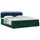 vidaXL Ottoman-Bett 200 x 200 cm Dunkelgrün