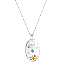 ZEEme Kette mit Anhänger Zeeme Weiß / Silber