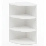 FineBuy Wandregal 30 x 30 x 60 cm Weiß