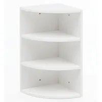 FineBuy Wandregal 30 x 30 x 60 cm Weiß