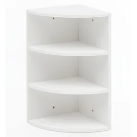 FineBuy Wandregal 30 x 30 x 60 cm Weiß