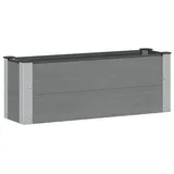 vidaXL Hochbeet 100 x 30 x 36 cm Grau