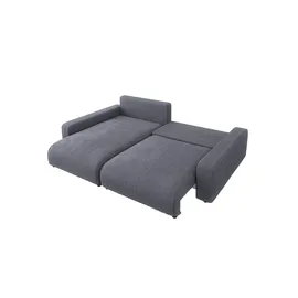 s-style möbel S-STYLE Ecksofa Emma - grau ¦ Maße (cm): B: 234 H: 78