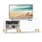 VASAGLE TV-Schrank 140 cm Weiß MDF