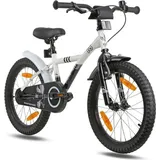 PROMETHEUS BICYCLES Kinderfahrrad 18 Zoll ab 5-6 Jahre in Weiss Schwarz Jungen Mädchen Prometheus - Weiß