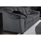 sit&more 3-Sitzer »Safira«, inklusive komfortablem Federkern, wahlweise mit Bettfunktion grau