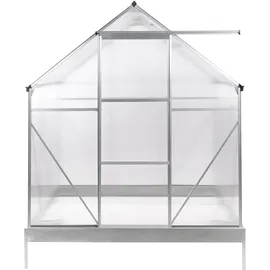 Beliani Apulia Kunststoff Silber Transparent 5 m2