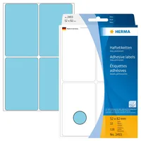 Herma 2493 Vielzweck-Etiketten, 128 Stück, 52 x 82 mm,