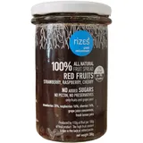 Rizes Greek Delicatessen 100% natürlicher Fruchtaufstrich aus roten Früchten (Erdbeere, Himbeere, Kirsche) - ohne Zuckerzusatz, ohne Pektin, ohne Konservierungsstoffe, 300 g