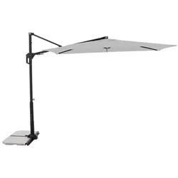 DOPPLER Pendelschirm »Active Green«, 240 x 135 cm, rechteckig, Sonnenschutzfaktor: 50 - grau