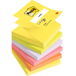 Post-it® Z-Notes Haftnotizen R330NR farbsortiert 6 Blöcke