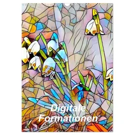 Calvendo Digitale Formationen Wandkalender A2 mehrfarbig 2026