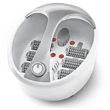 First Austria TZS First Austria Fußsprudelbad, Vibrations- und Luftblasenmassage, Infrarot- und Heizfunktion, Fußbad, 450W, Griff, Aromabox