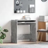 VidaXL Computertisch Beton grau Spanplatte Betontisch Rechteckig