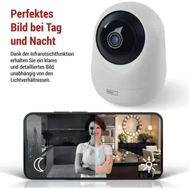 EMOS GoSmart Indoor Überwachungskamera 4MP Weiß/Schwarz